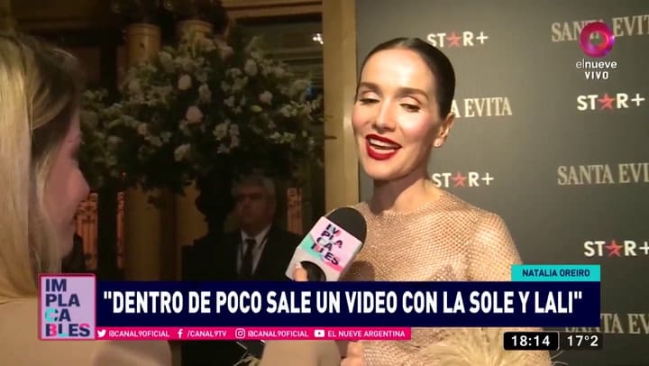 Natalia Oreiro anunció que vuelve a la música con Lali y La Sole