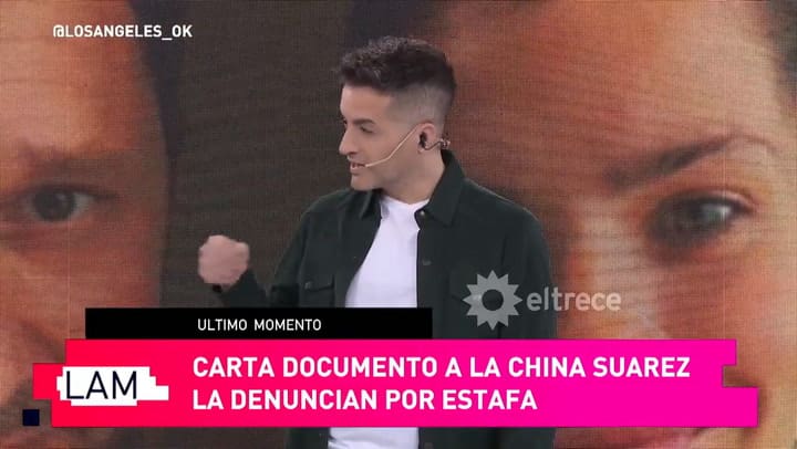 La China Suárez recibió una carta documento por usurpación de un terreno, en medio de su separación