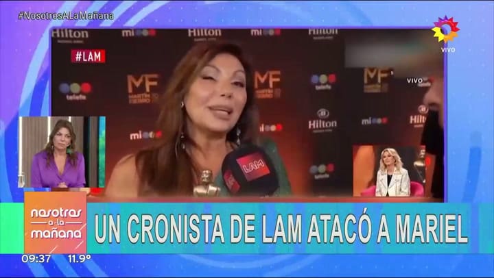 Mariel Di Lenarda le respondió al cronista de LAM