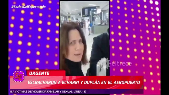 El escrache a Pablo Echarri y Nancy Dulpaá en un aeropuerto hace tres meses