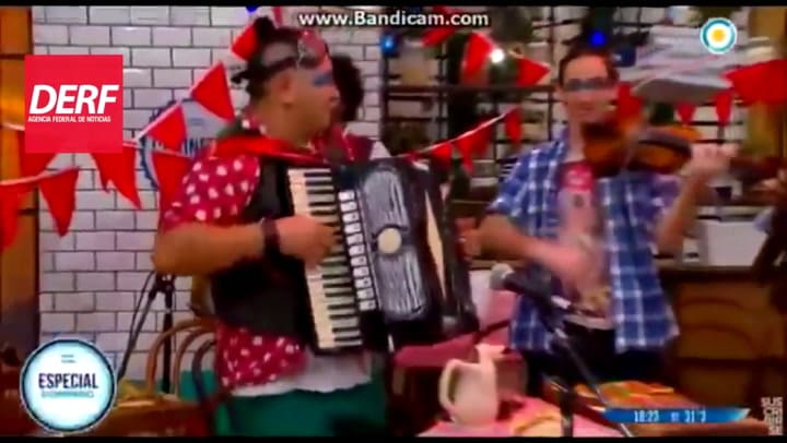 El canto en Cocineros Argentinos