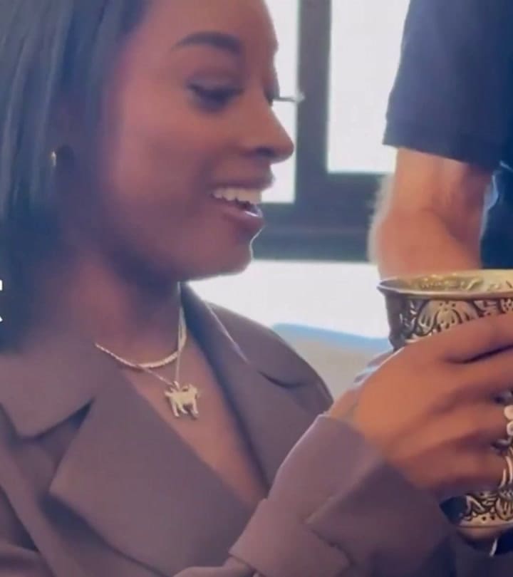 En Buenos Aires Simone Biles probó el fernet