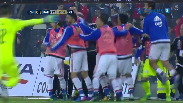 El gol de Ortiz