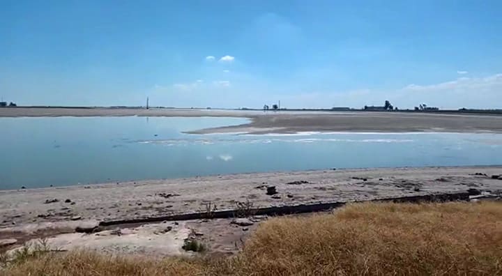 Así está la laguna de Gómez en Junín