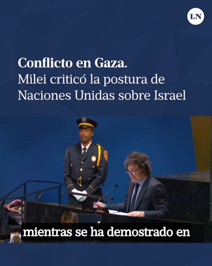 Milei Criticó La Postura De Naciones Unidas Sobre Israel