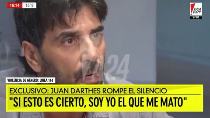 La versión de Juan Darthés - Fuente: A24