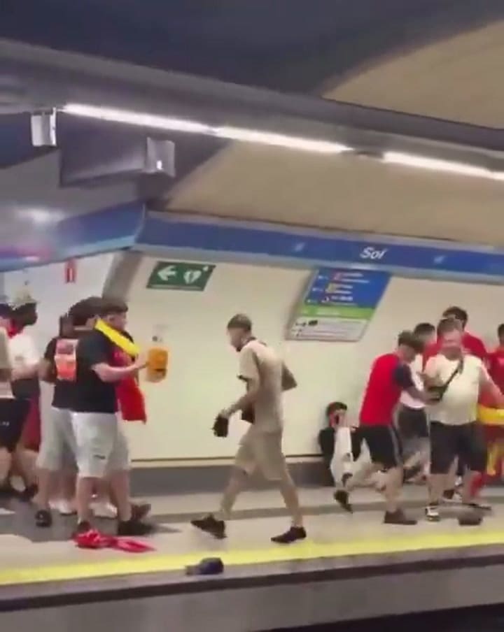El video del ataque en la estación Sol del Metro de Madrid