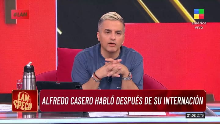 Alfredo Casero dio a conocer el verdadero motivo de su internación