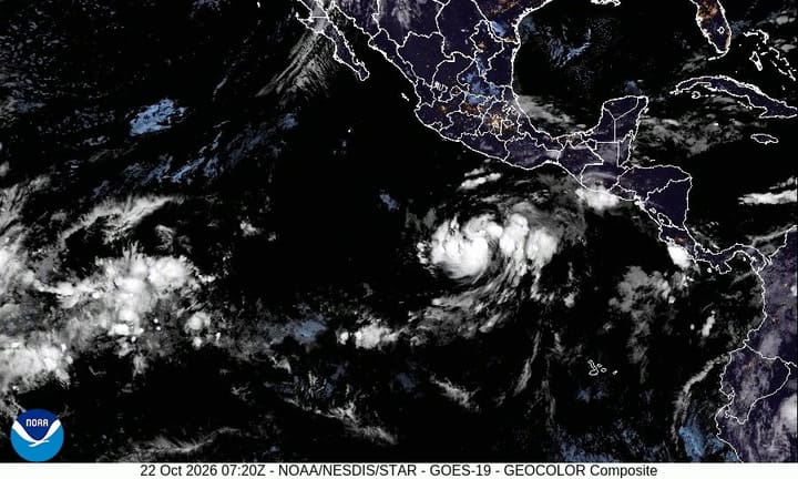 Satélite De La NOAA Sobre Vance