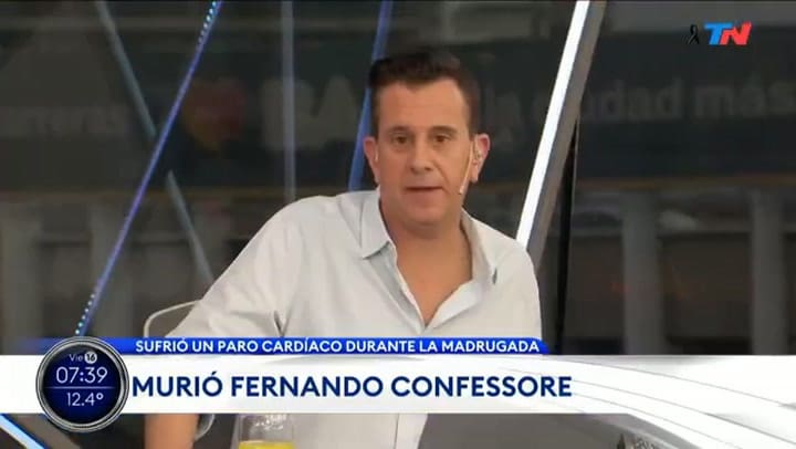 Matías Bertolotti despidió a Fernando Confessore