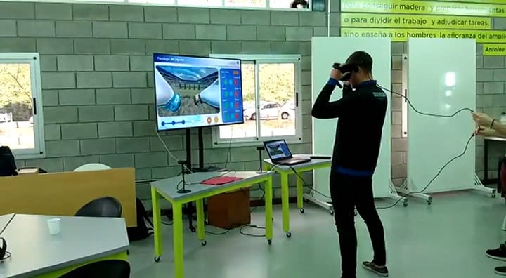 Tomás Sultani, el arquero de Real Pilar, se entrena con realidad virtual