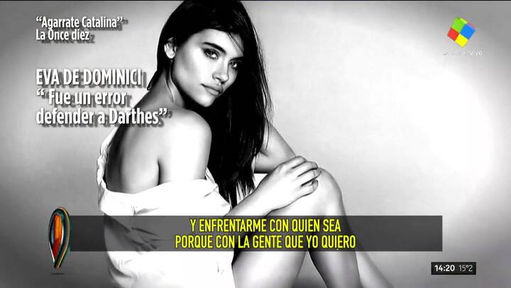 Eva de Dominici: 'Fue un error defender a Darthes' - Fuente: YouTube