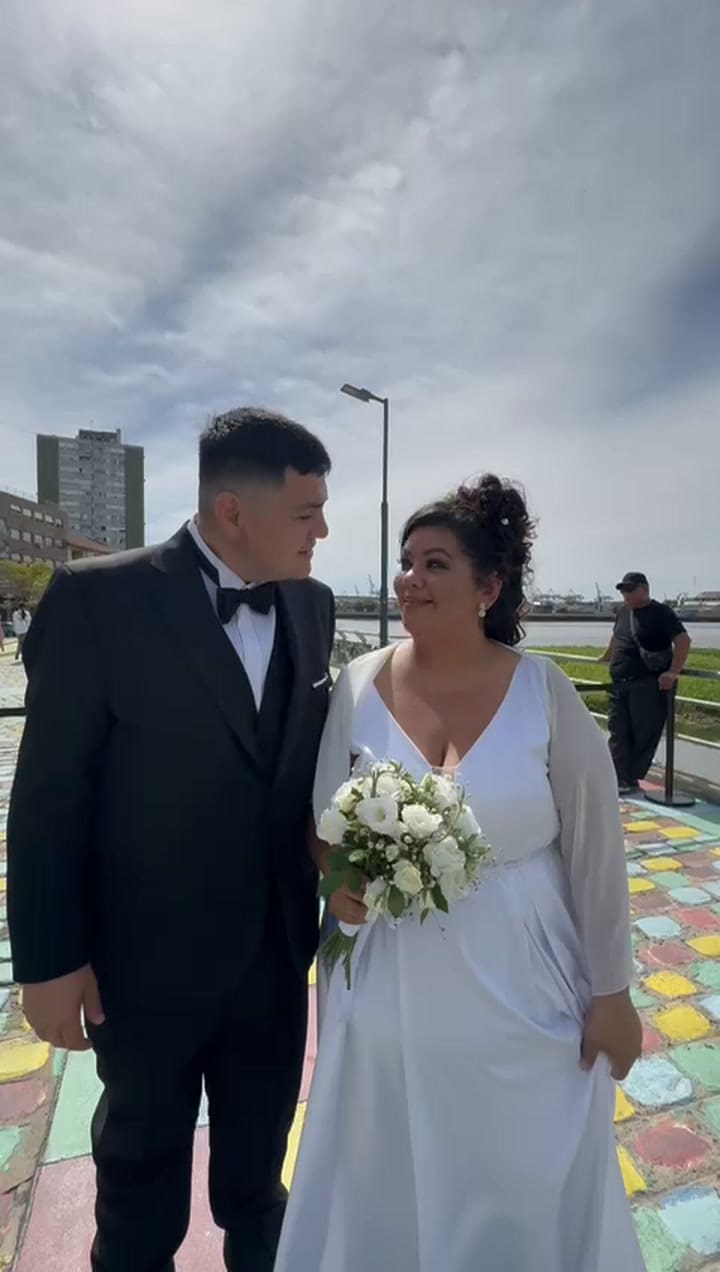 Un casamiento en un lugar icónico: Caminito