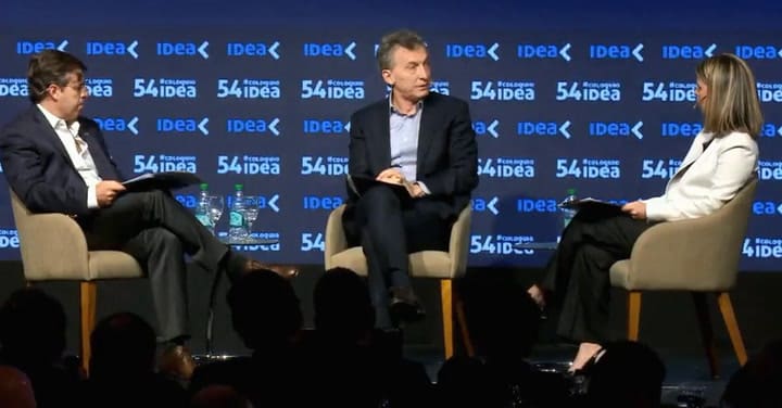 Entrevista al presidente Mauricio Macri en Coloquio de IDEA 2018
