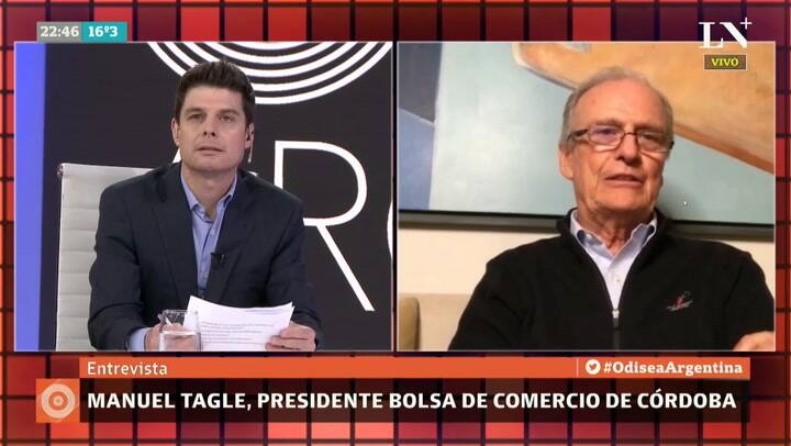 Entrevista a Manuel Tagle, presidente de la Bolsa de Comercio de Córdoba