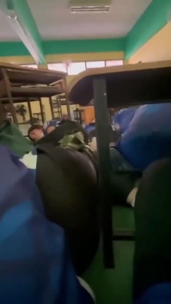 El momento de zozobra que vivieron los alumnos dentro del aula