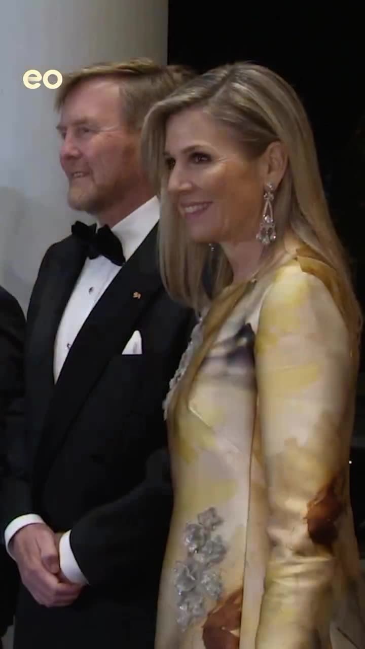 La reina Máxima brilló con su vestido amarillo en Chipre