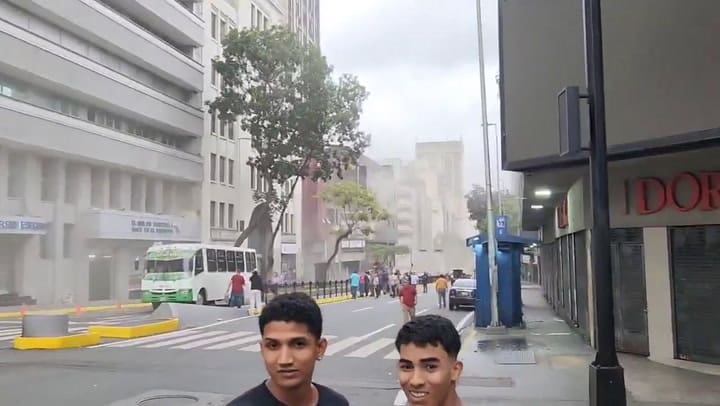 Momentos de desesperación durante el terremoto en Venezuela