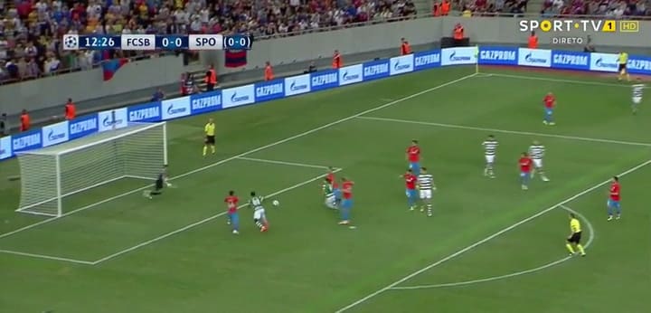 La asistencia de Acuña a Doumbia