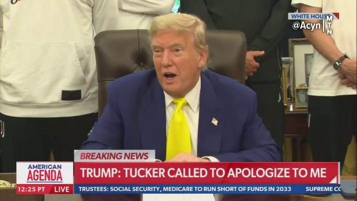 Trump responde sobre Iran e Israel con los jugadores de Juventus detrás