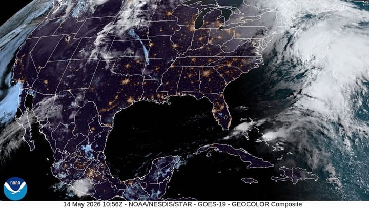 Satélite De La NOAA Hoy