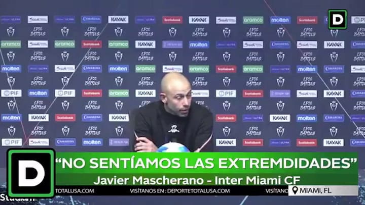 Javier Mascherano se refirió al clima gélido que se vivió en el partido del Inter Miami contra Kansas