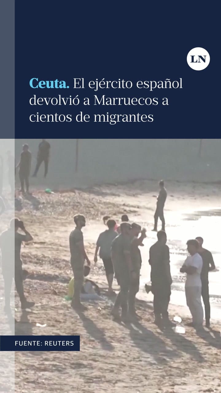 Cientos de migrantes que habían cruzado a Ceuta fueron devueltos a Marruecos