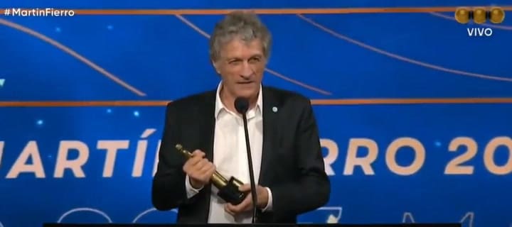 Qué dijo Daniel Fanego en los Martín Fierro sobre el gasoducto Néstor Kirchner
