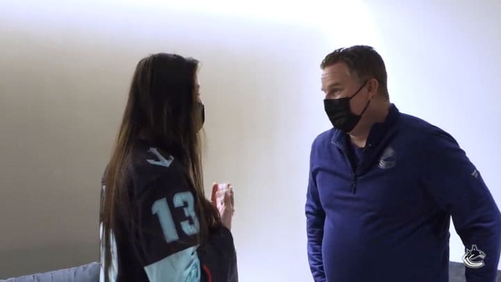 Brian Hamilton se encontró con la aficionada que le salvó la vida al advertirle sobre su lunar