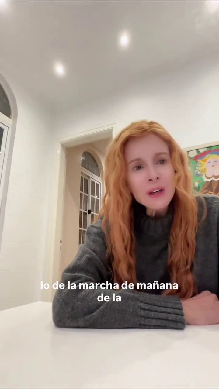 Nacha Guevara, a favor de la marcha