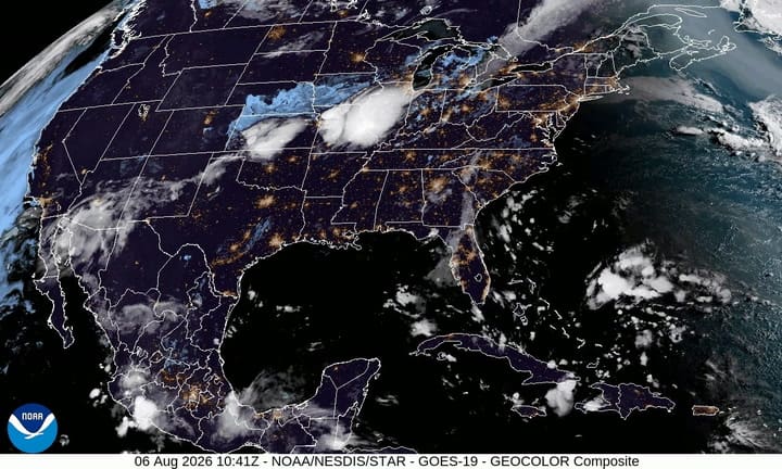 Satélite De La NOAA Hoy