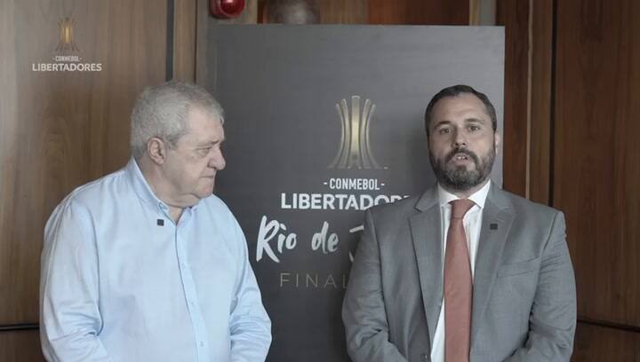 Los presidentes de Boca y Fluminense enviaron un mensaje de paz antes de la final