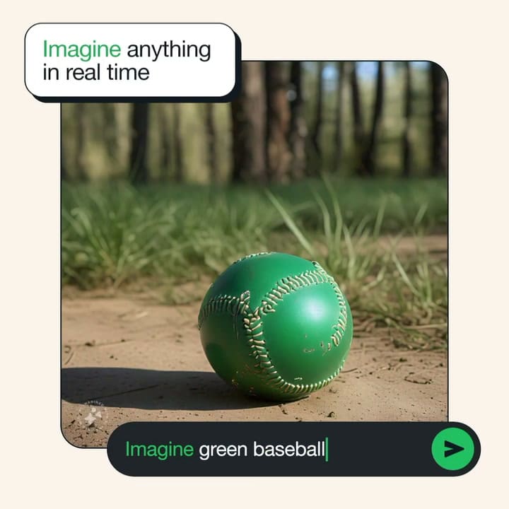 Meta AI imagina algo en tiempo real