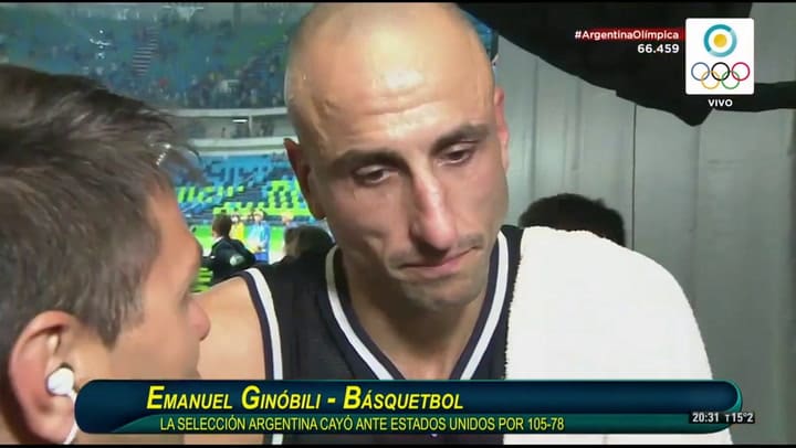 E.Ginóbili se despidió de la selección, entrevistado por su hermano Leandro - 17-08-16
