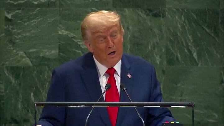 Trump destacó la utilización del “poder supremo” de su país para destruir narcotraficantes y terroristas, dentro de los cuales hizo hincapié en los criminales del Tren de Aragua y Nicolás Maduro