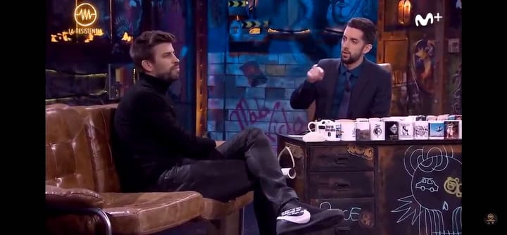 Piqué habla del grupo de whatsapp del Barça - Fuente: Movistar+