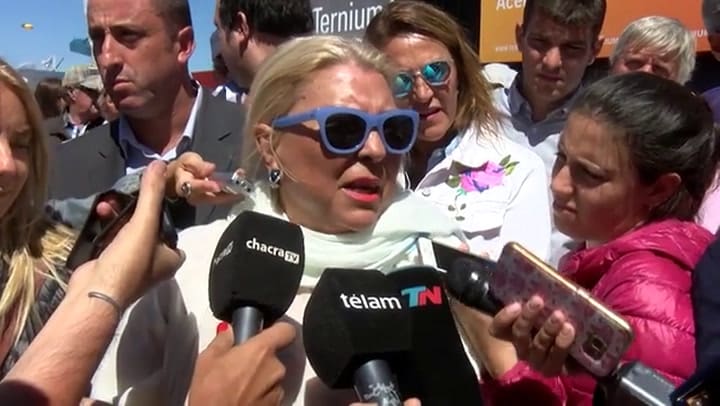 Carrió reiteró en Expoagro que apoyará la reelección de Macri