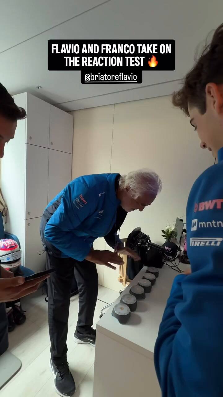 Franco Colapinto y Flavio Briatore pusieron a prueba su capacidad de reacción