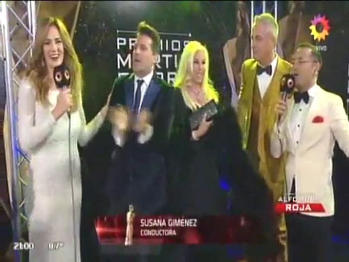 Martín Fierro 2017: Susana Giménez, Marley y José María Listorti en la alfombra roja