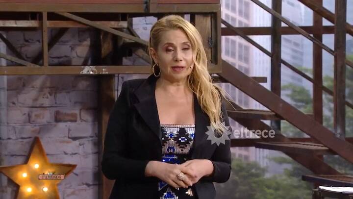 La multifacética Anita Martínez ingresó al taller tirando chistes - Fuente: eltrece