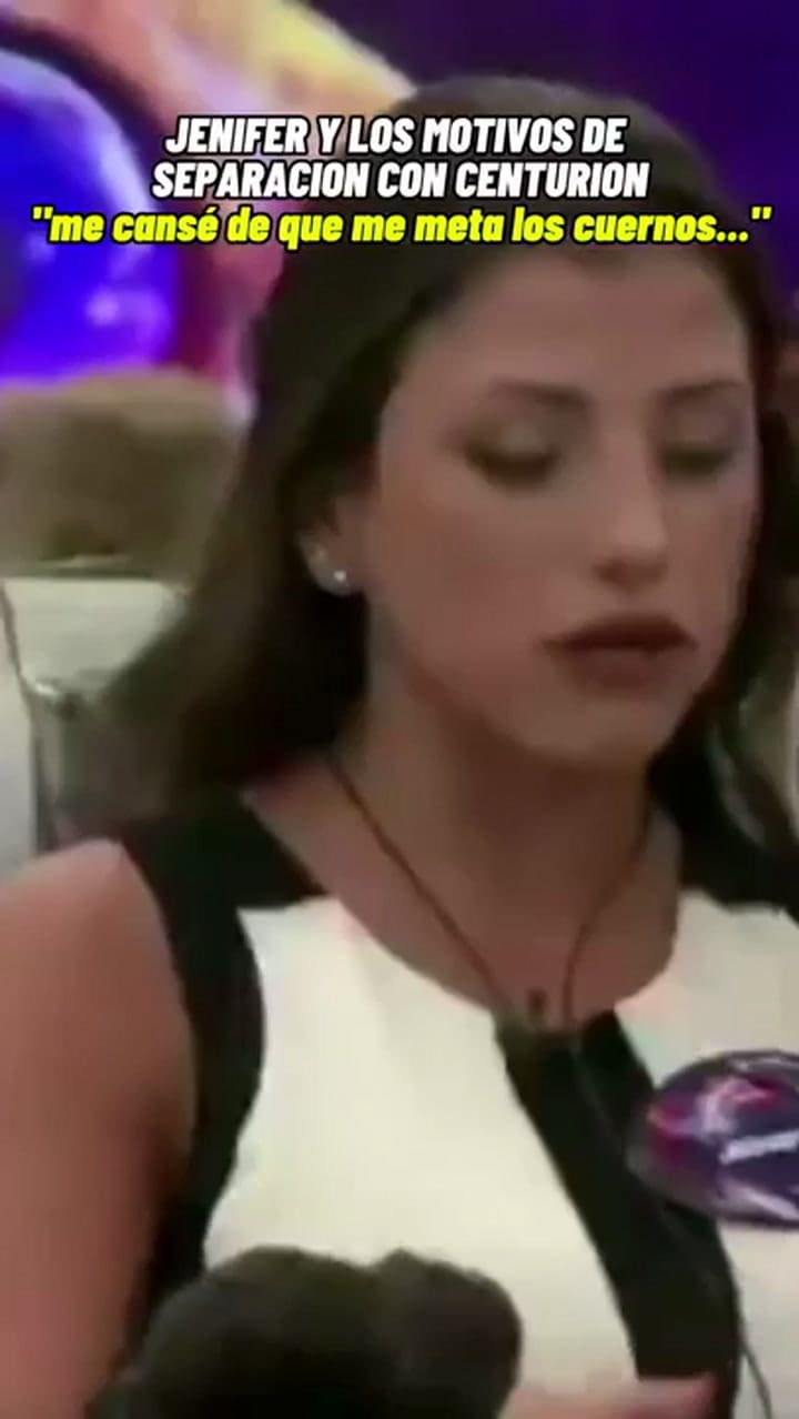Jenifer Lauría reveló en Gran Hermano los escandalosos motivos por los que se separó de Ricardo Centurión
