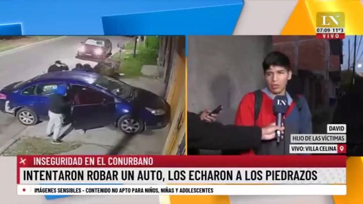 Villa Celina: el hijo de las víctimas que se defendieron a piedrazos de ladrones