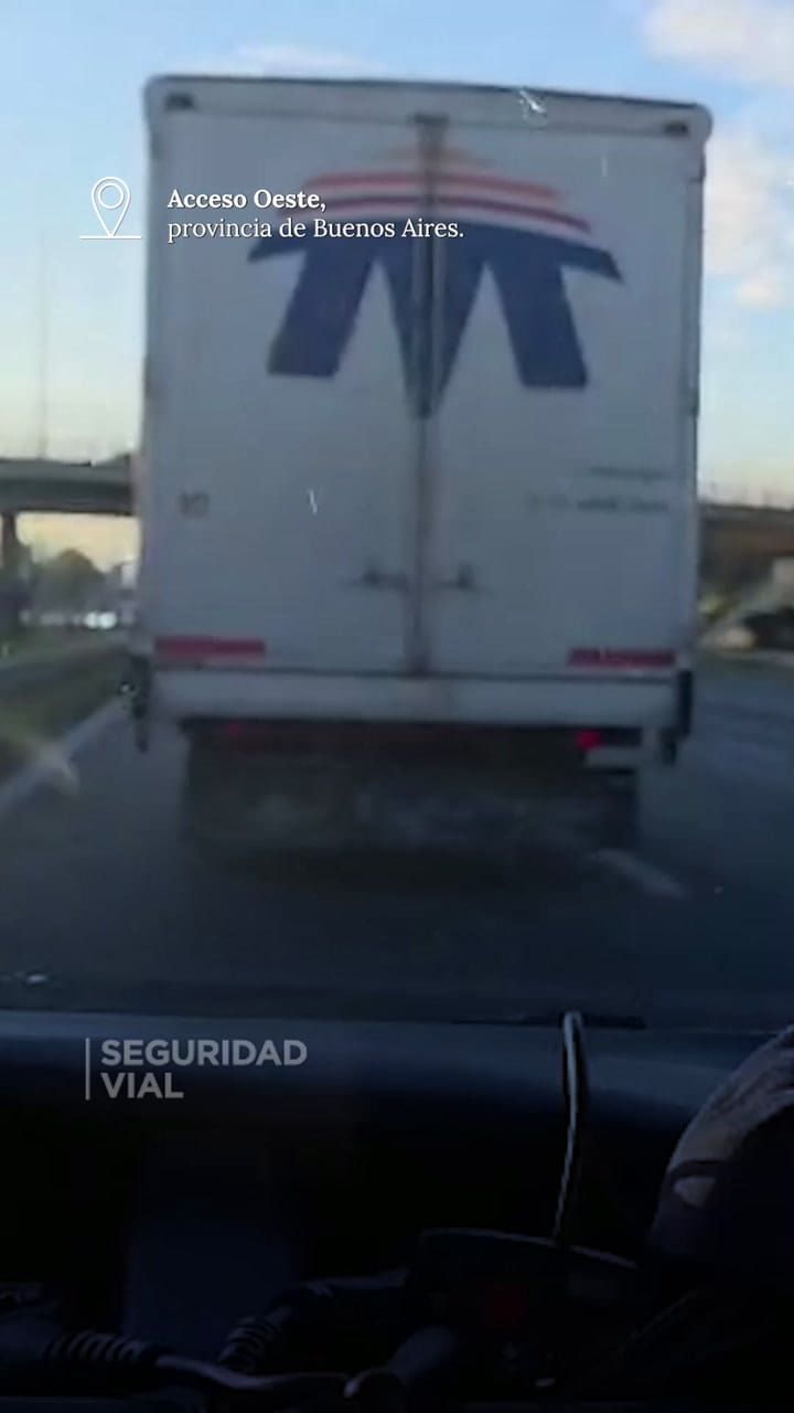 Un camionero cometió cinco infracciones al mismo tiempo en Acceso Oeste