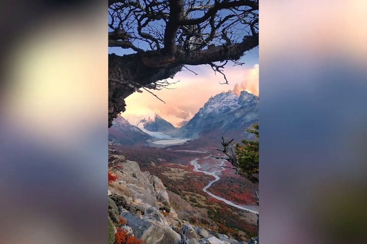 (GIF) Las imágenes desde la Patagonia