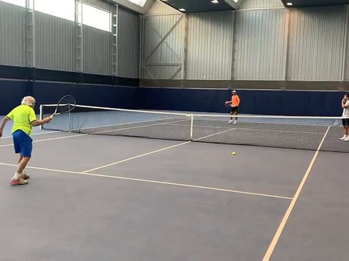 Nadal le cumplió el sueño a Leonid