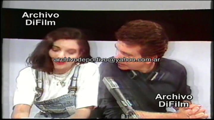 Silvina Chediek en Imagen de Radio - Fuente: Archivo DiFilm