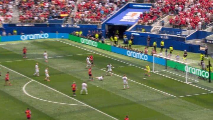 Primer gol de España vs. Austria