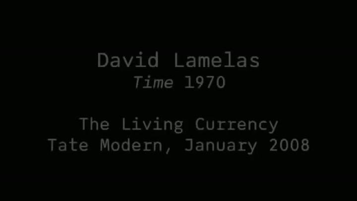 “Time”, performance de David lamelas en Tate