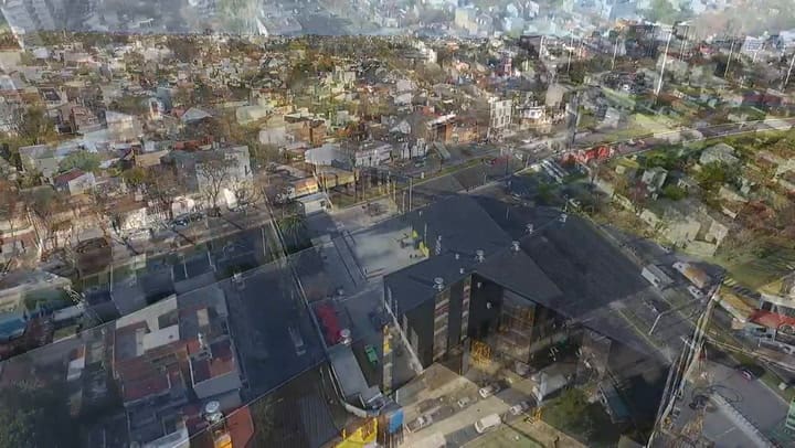 Así se ve la planta de reciclaje desde el drone de LA NACIÓN