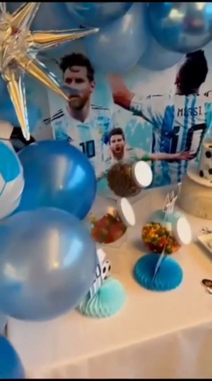 Elías, El Hijo De Luisana Lopilato, Cumplió 10 Años Y Festejó A Todo Trapo Deco De Lionel Messi Y Detalles Bien Argentinos La 100